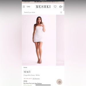Meshki - Maci Crepe Mini Dress